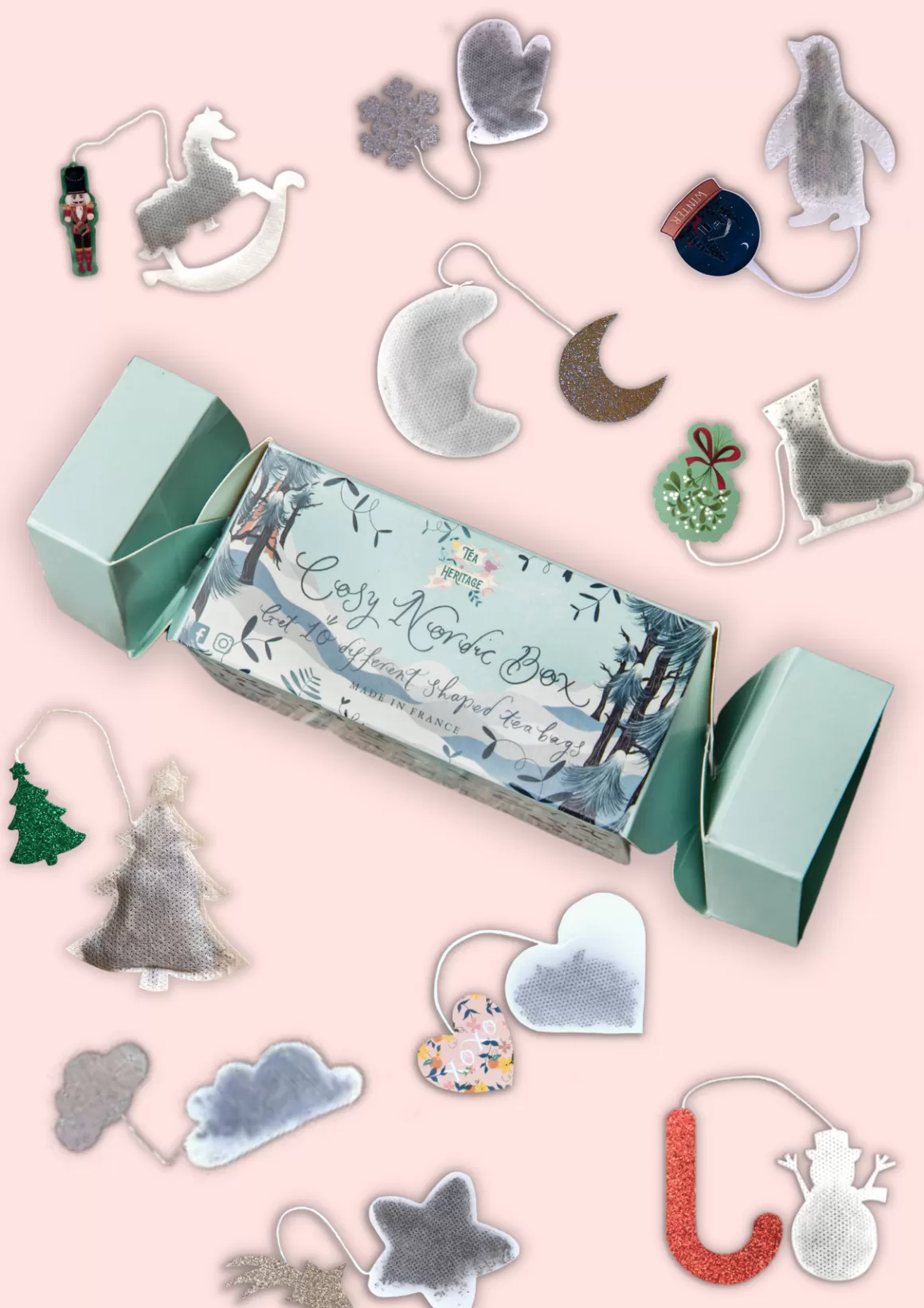 Coffrets De Thé | Cadeaux Autour Du Thé Pour Noël^TEA HERITAGE Cracker d'hiver - 10 sachets de thés et tisanes bio