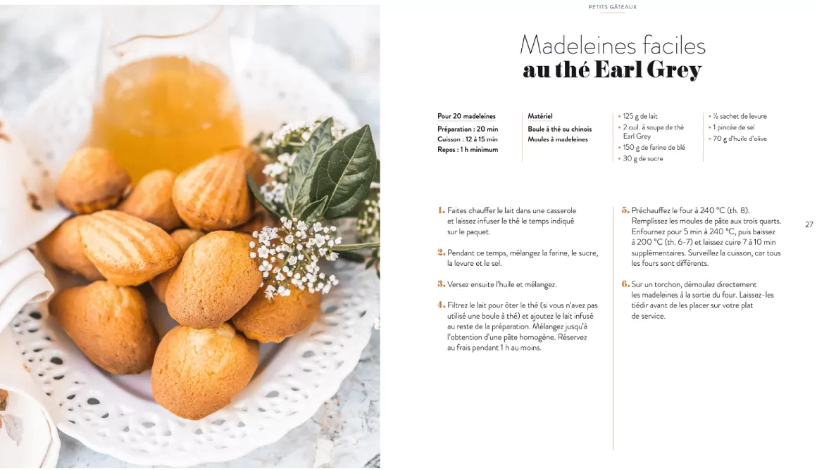 Les Favoris D'Élodie | Thé D'Automne^TEA HERITAGE Le Livre de Recettes Tea Time