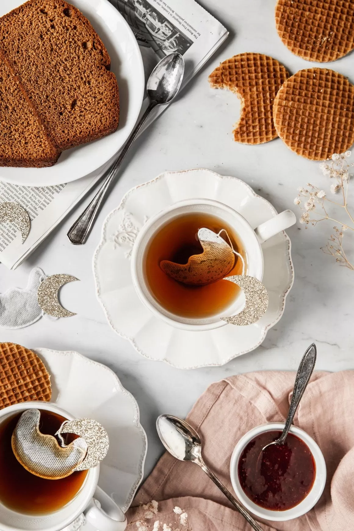 Les Favoris D'Élodie | Thé D'Automne^TEA HERITAGE Sachets de thé personnalisés - Lune x5