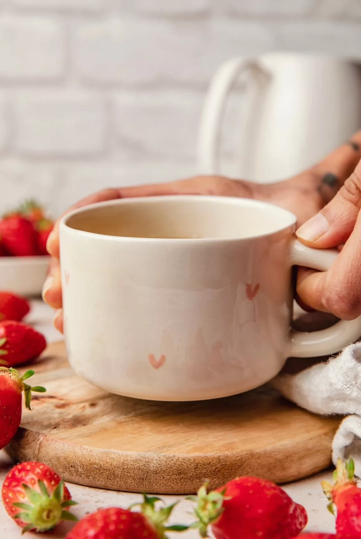 Thé De Printemps | Accessoires^TEA HERITAGE Tasse Coeurs en Porcelaine