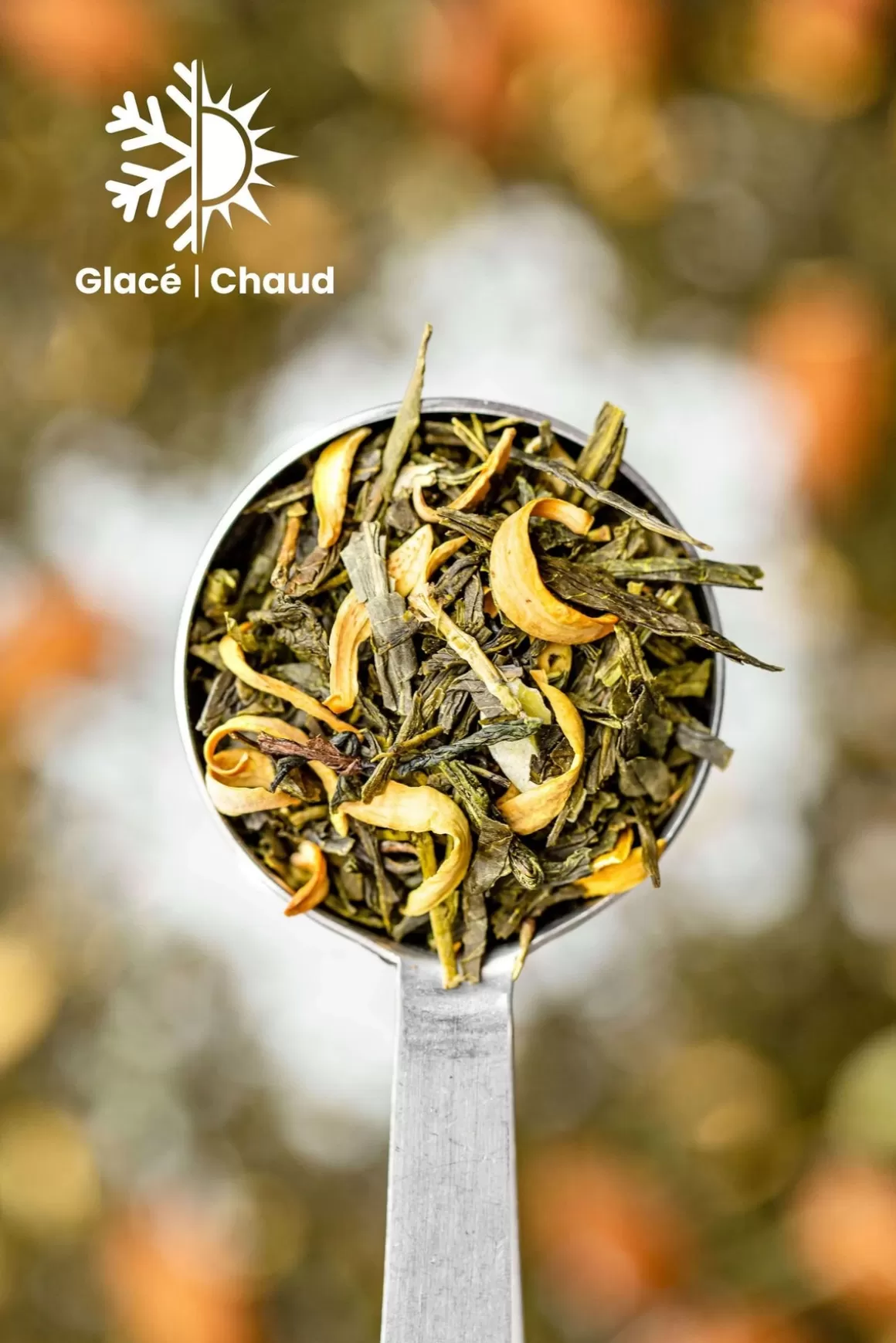 Thé Glacé | Thé Vert Bio^TEA HERITAGE Thé Vert Bio Fleur d'Oranger et Amande - 100g